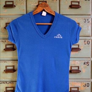 Vintage blue fitted Jordache T-shirt